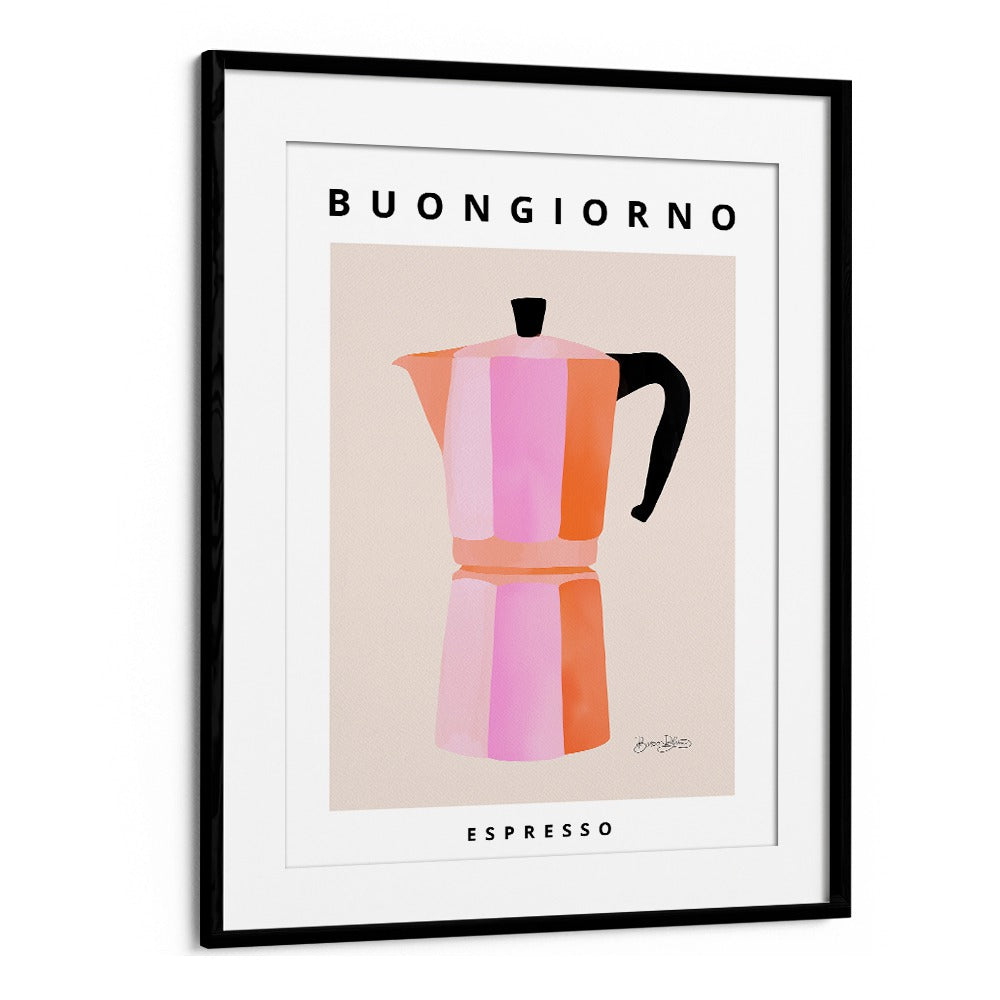 Stylish BUONGIORNO ESPRESSO, KITCHEN POSTERS bring café charm and warmth to your kitchen decor. Perfect for coffee lovers!