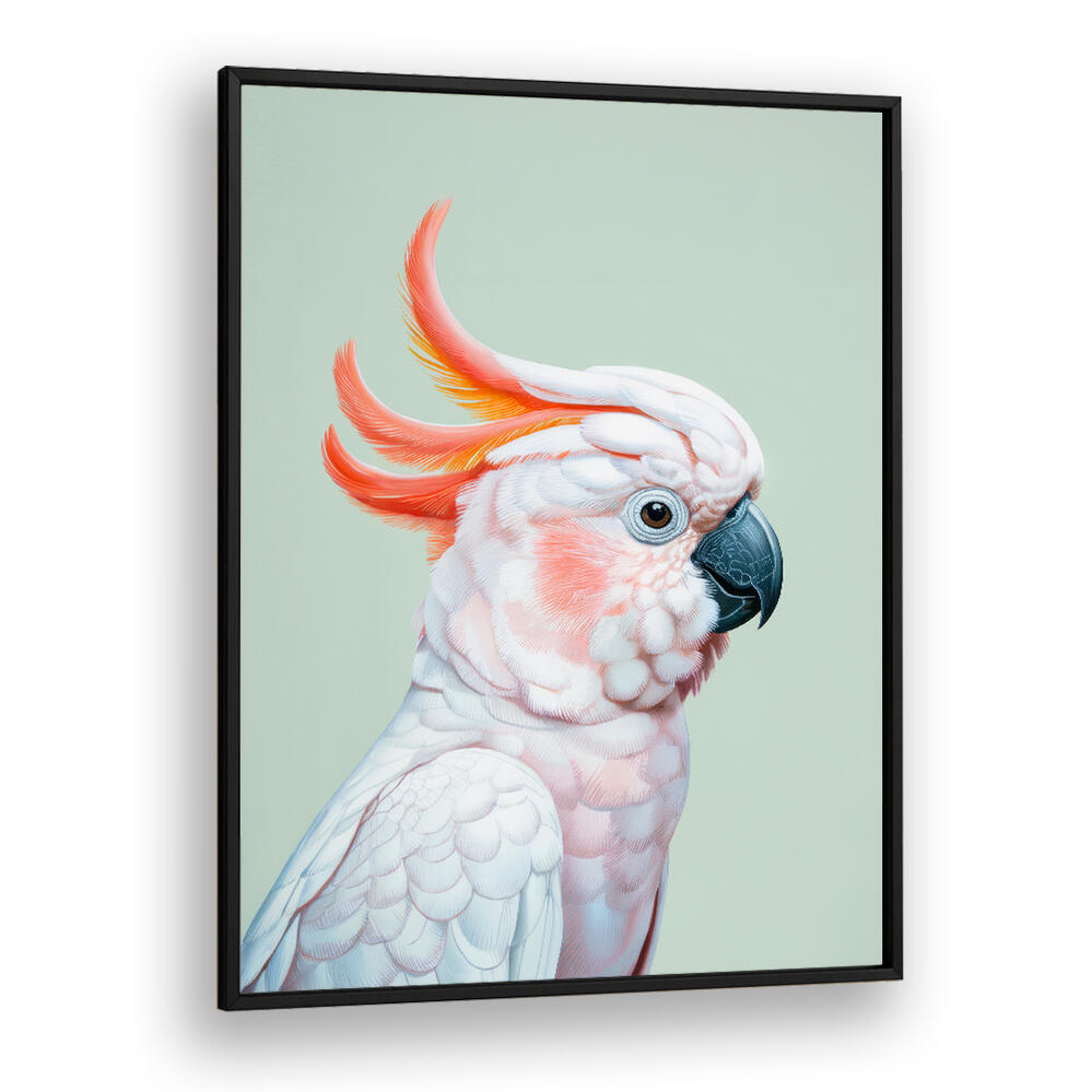 WHITE COCKATOO I , ANIMAL PAINTINGS