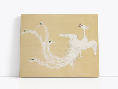 Bird from Momoyogusa – Flowers of a Hundred Generations (1909) by Kamisaka Sekka // Wall Art Print
