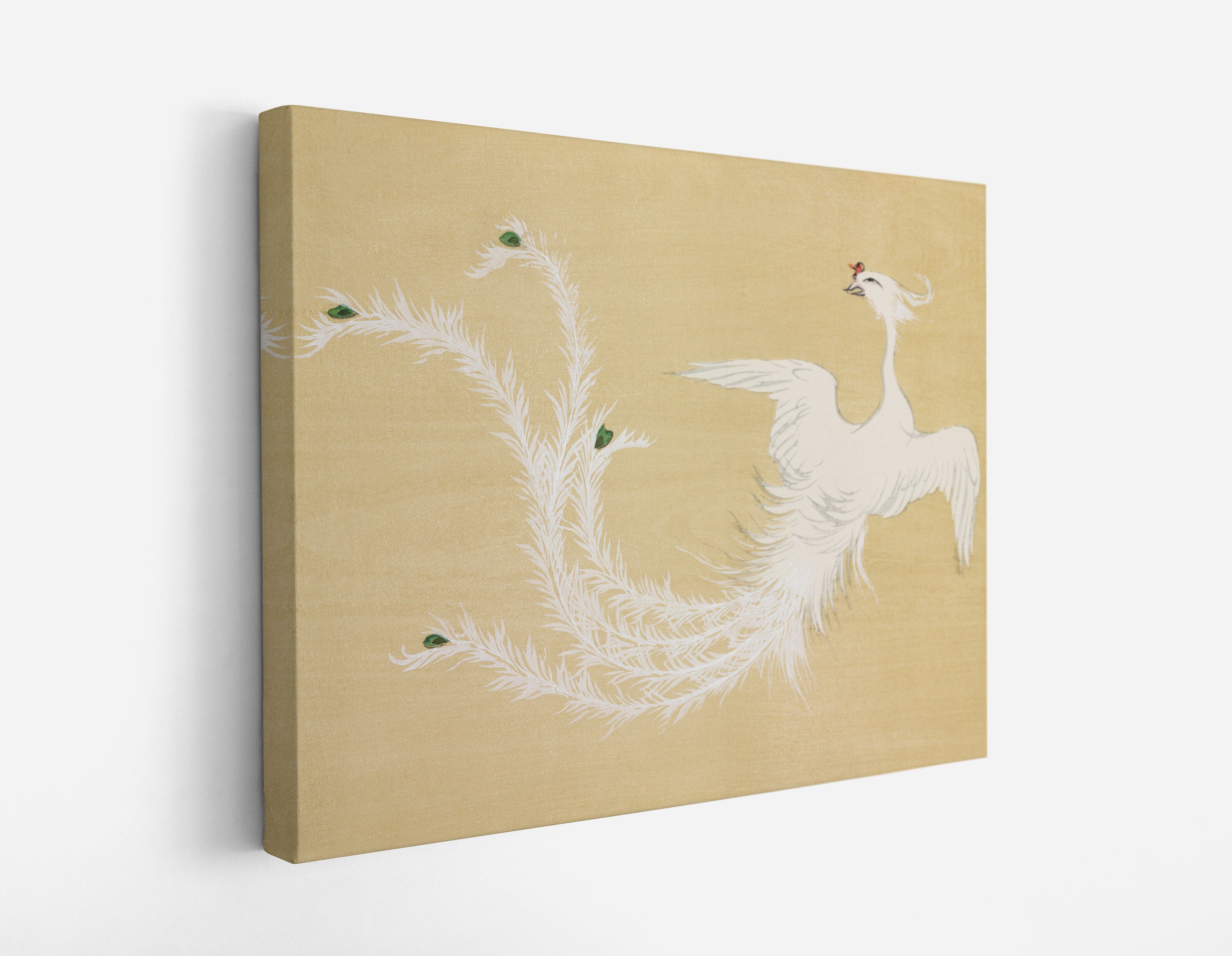 Bird from Momoyogusa – Flowers of a Hundred Generations (1909) by Kamisaka Sekka // Wall Art Print