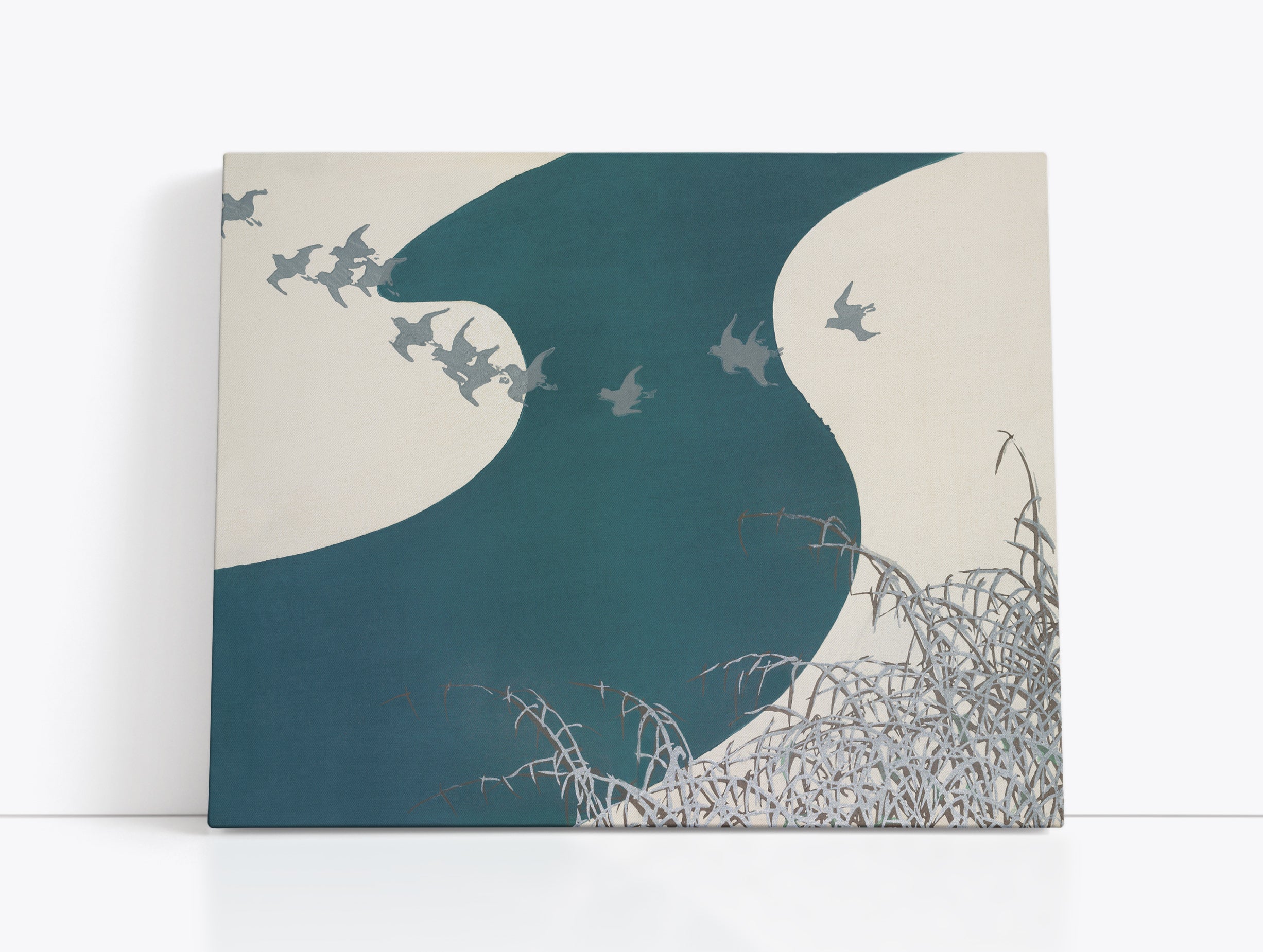 Birds from Momoyogusa – Flowers of a Hundred Generations (1909–1910) by Kamisaka Sekka // Wall Art Print