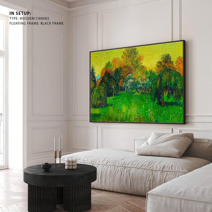 The Poet Garden by Vincent Van Gogh, Big Canvas Paintings