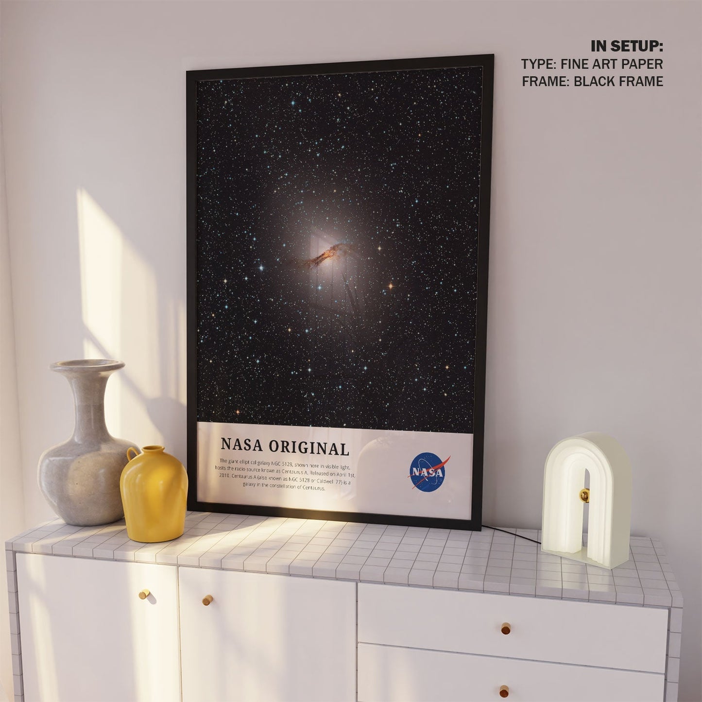 Elliptical Galaxy, NASA Art Posters