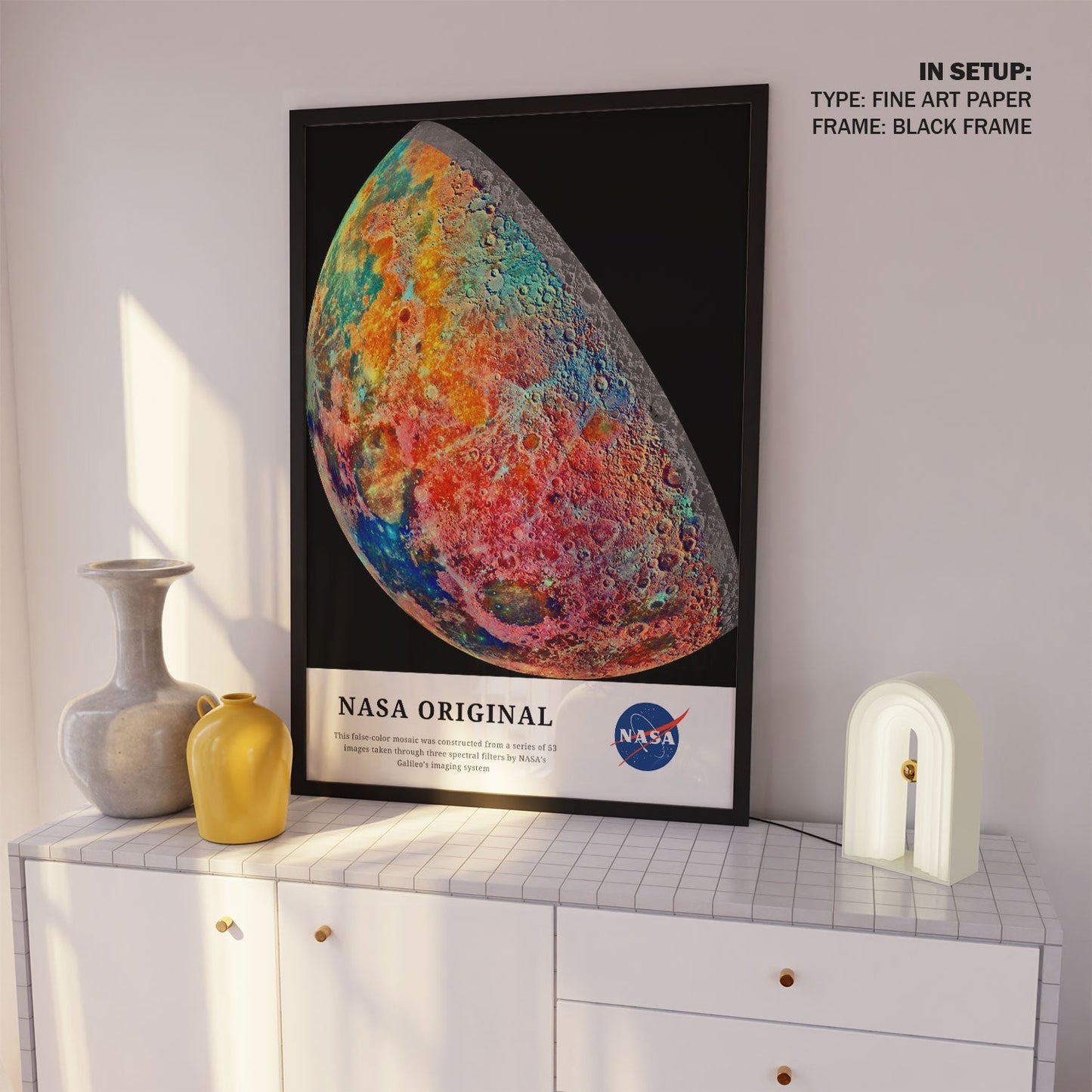 False-Color Mosaic, NASA Art Posters