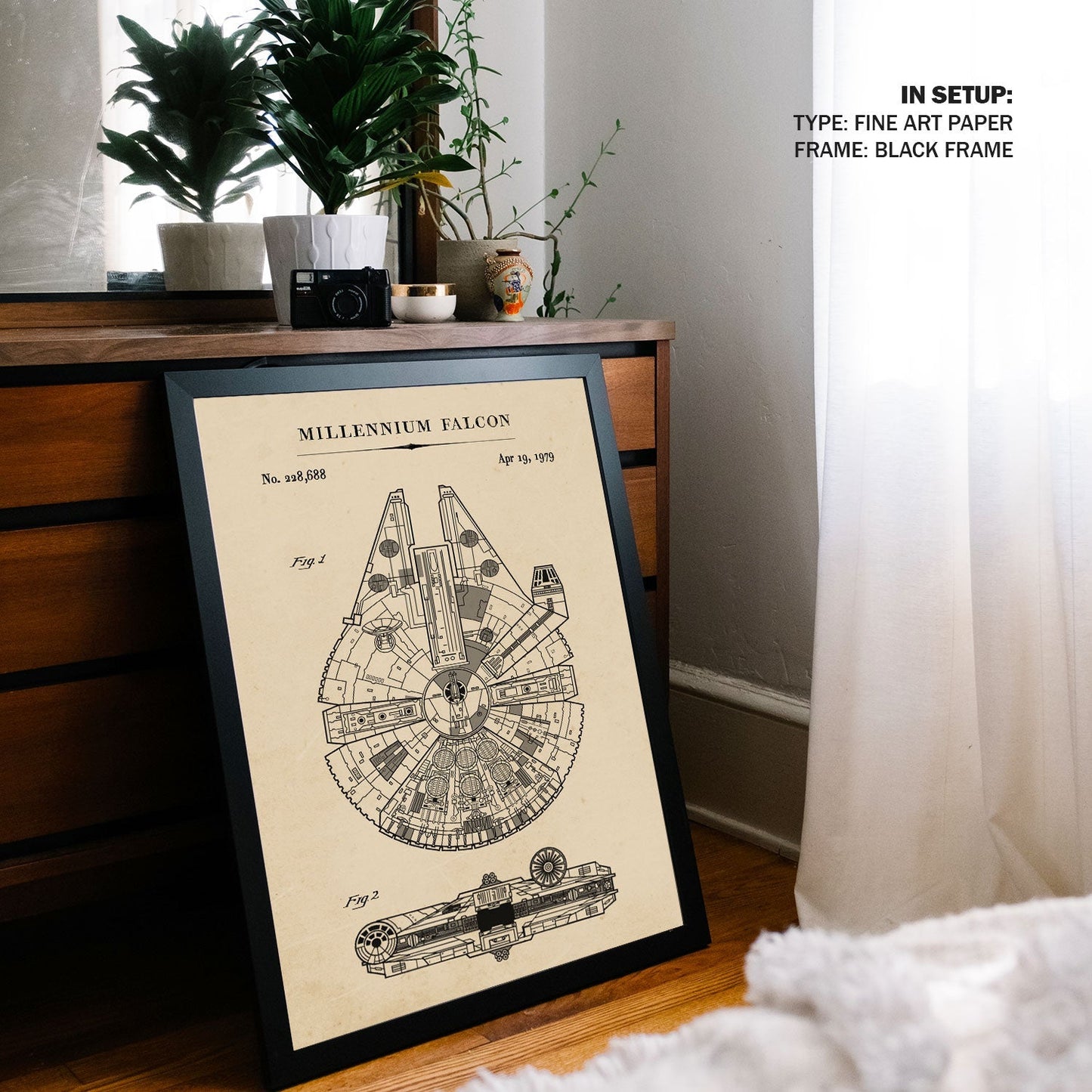 Millennium Falcon, Blueprint Patent Art