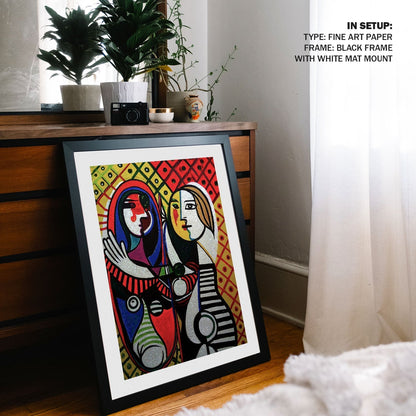 Femme et Homme, Pablo Picasso Painting