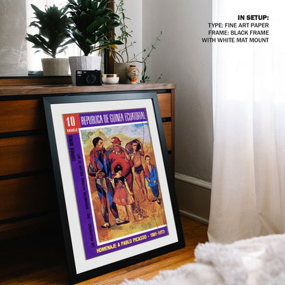 The Family of Saltimbanques, Pablo Picasso Painting