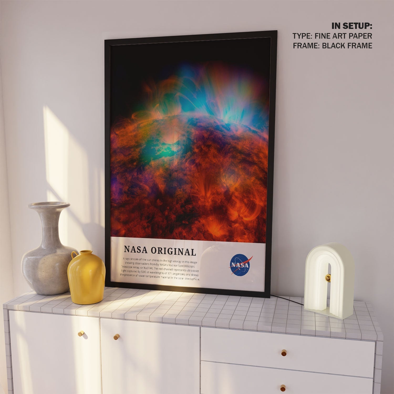Sun Rays Zoomed, NASA Art Posters