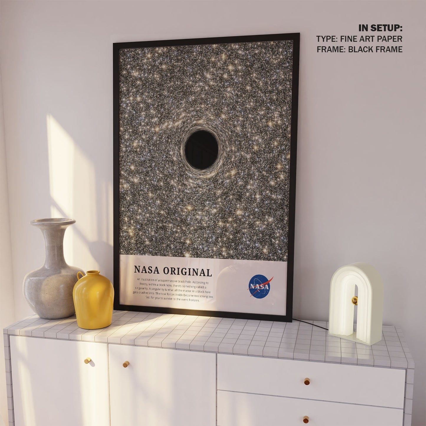 Supermassive Black Hole, NASA Art Posters