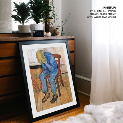 At Eternitys Gate, Vincent Van Gogh Painting