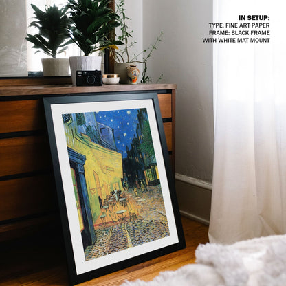 Cafe Terrace, Vincent Van Gogh Painting