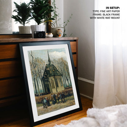 Congregation, Vincent Van Gogh Painting