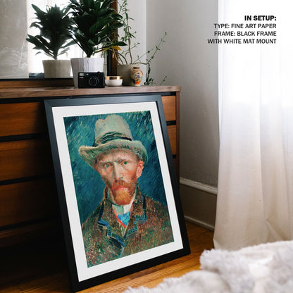 Self portrait 4, Vincent Van Gogh Painting