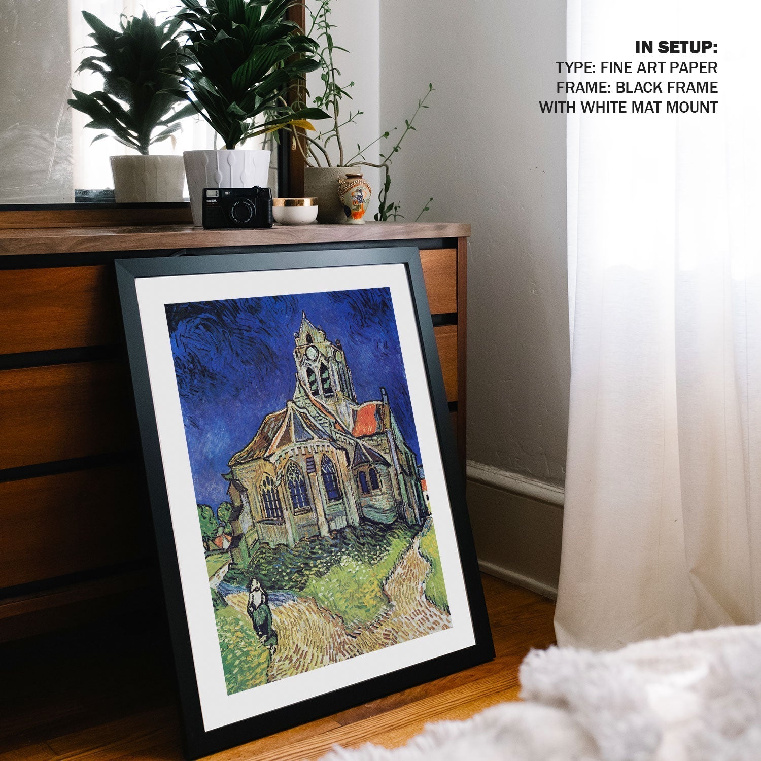 The Church at Auvers, Vincent Van Gogh Painting