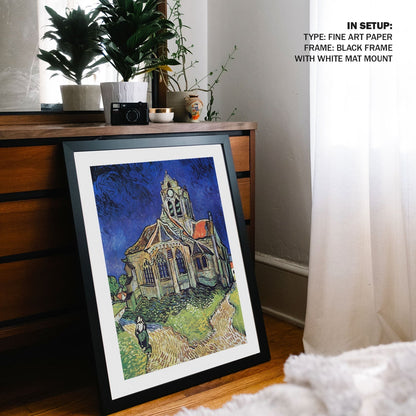 The Church at Auvers, Vincent Van Gogh Painting