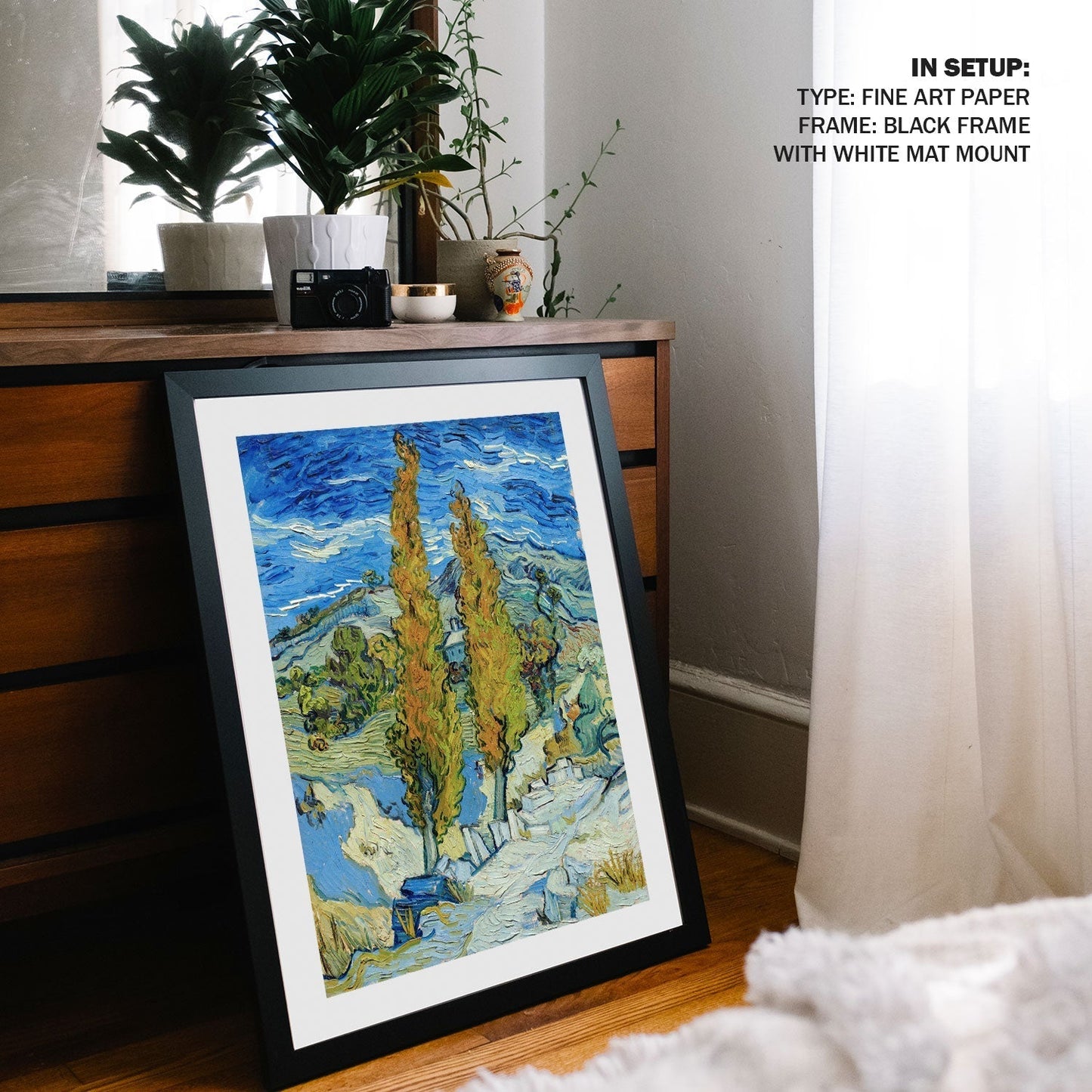 The Poplars at Saint Remy, Vincent Van Gogh Painting