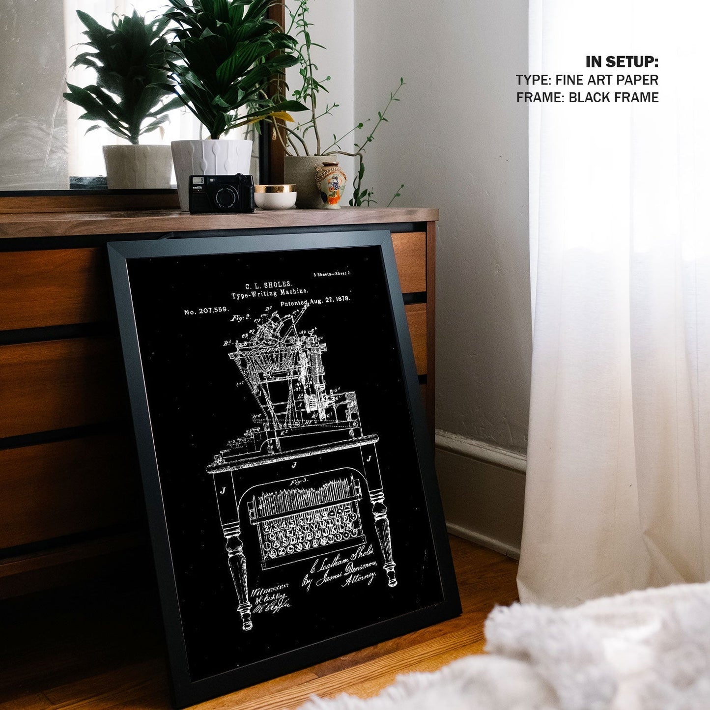 Qwerty keyboard, Blueprint Patent Art