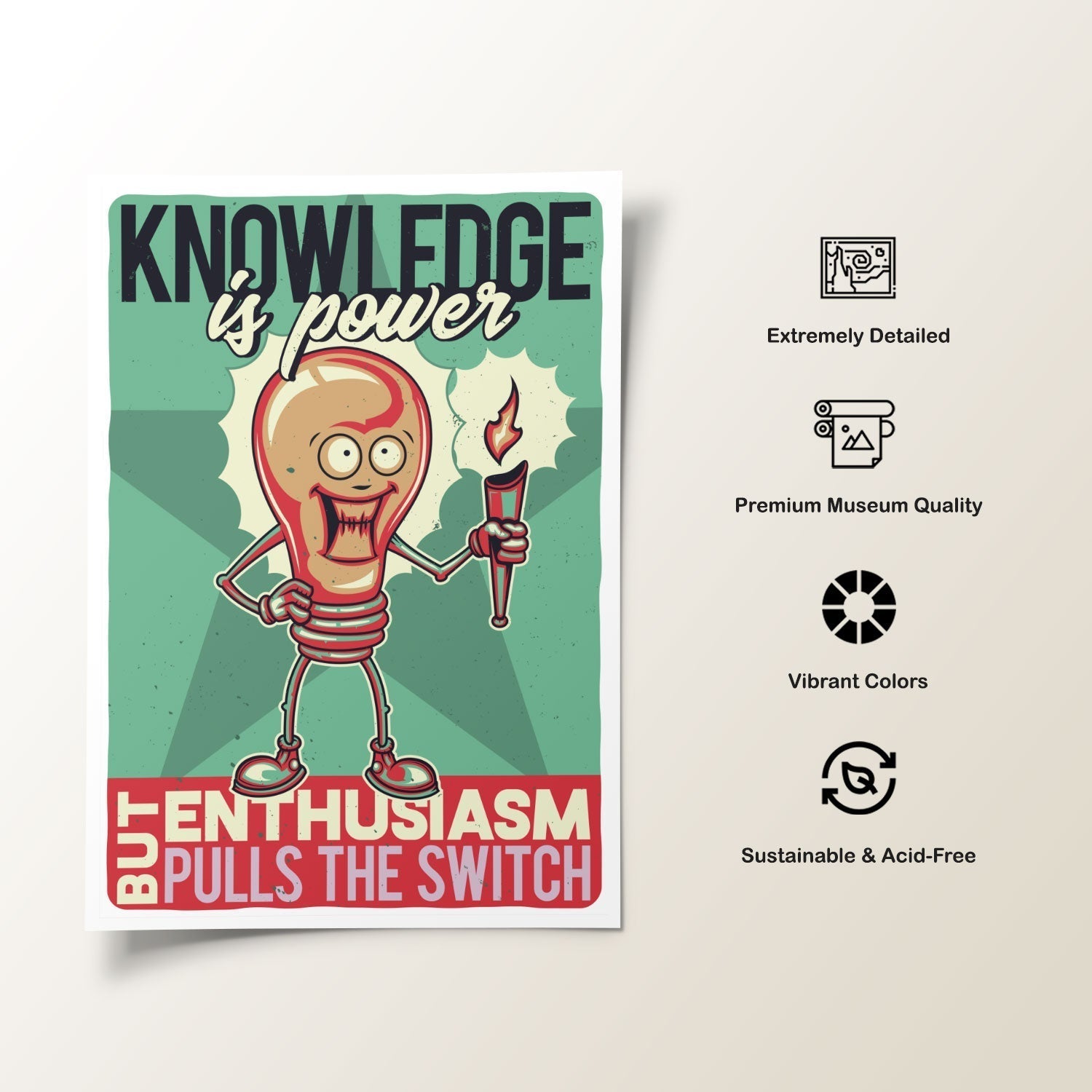 Knowledge is Power, Motivational Posters