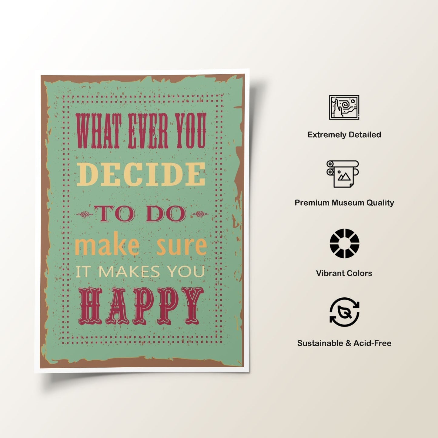 Vintage Motivational Poster, Motivational Posters