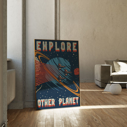 Explore Other Planet, Space Poster