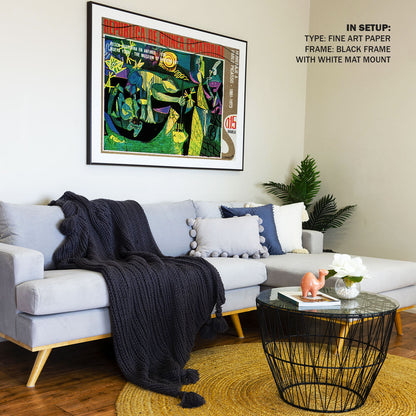 Fisherman at night from Antibes, Picasso Painting