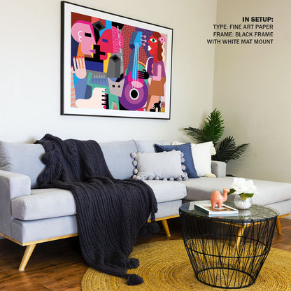 Jazz and Music, Picasso Painting