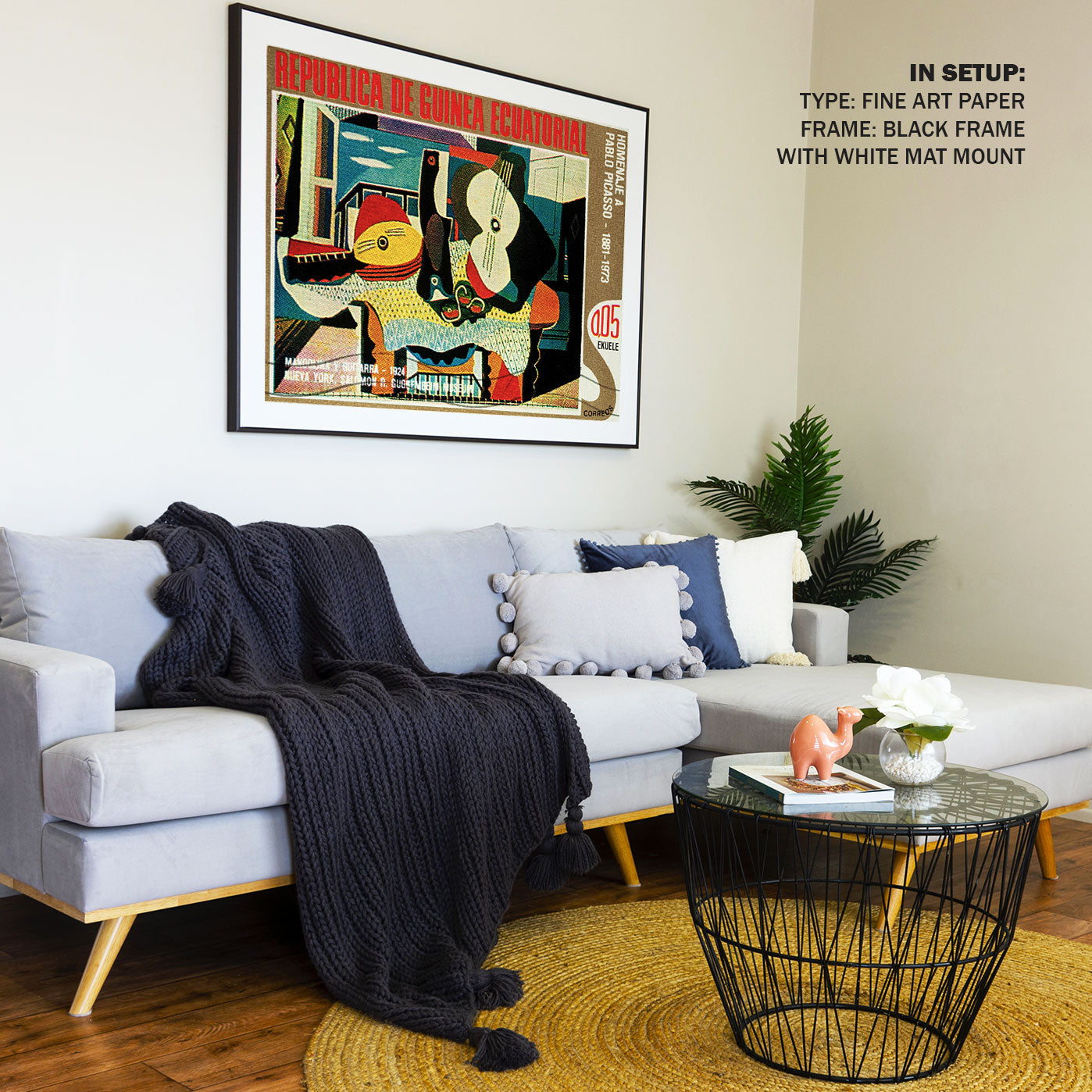 Mandolin and guitar by Picasso, Picasso Painting