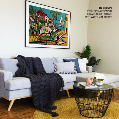 Picassos Mediterranean Landscape, Picasso Painting