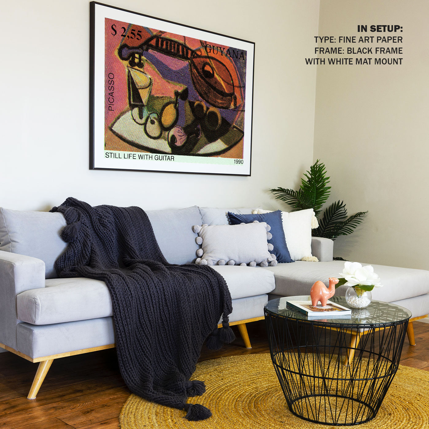 Still Life with Guitar, Picasso Painting