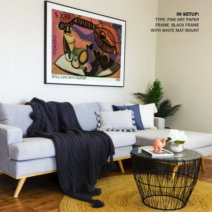 Still Life with Guitar, Picasso Painting