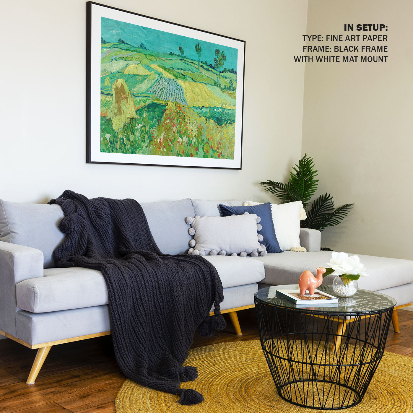 Die Ebene Von Auvers, Van Gogh Painting