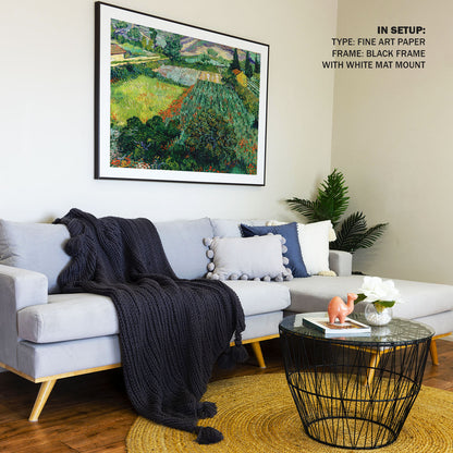 Field with Poppies 1889, Van Gogh Painting