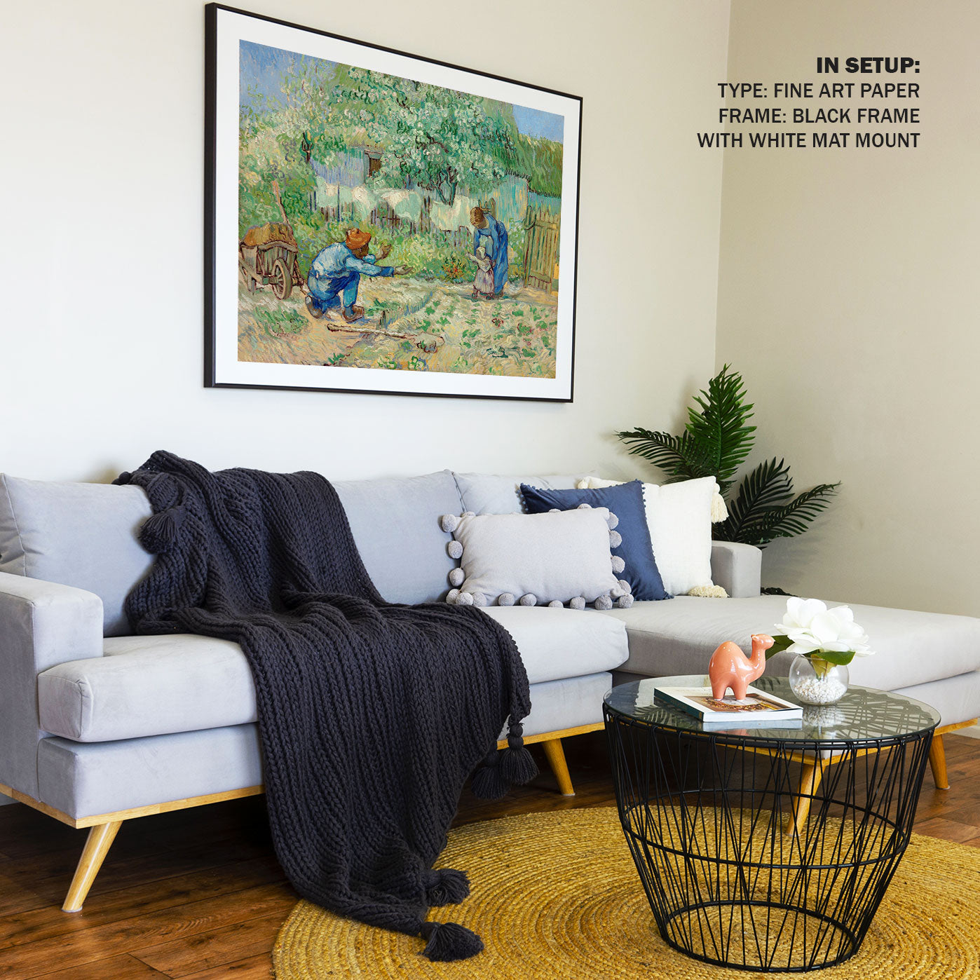 First Steps after Millet, Van Gogh Painting