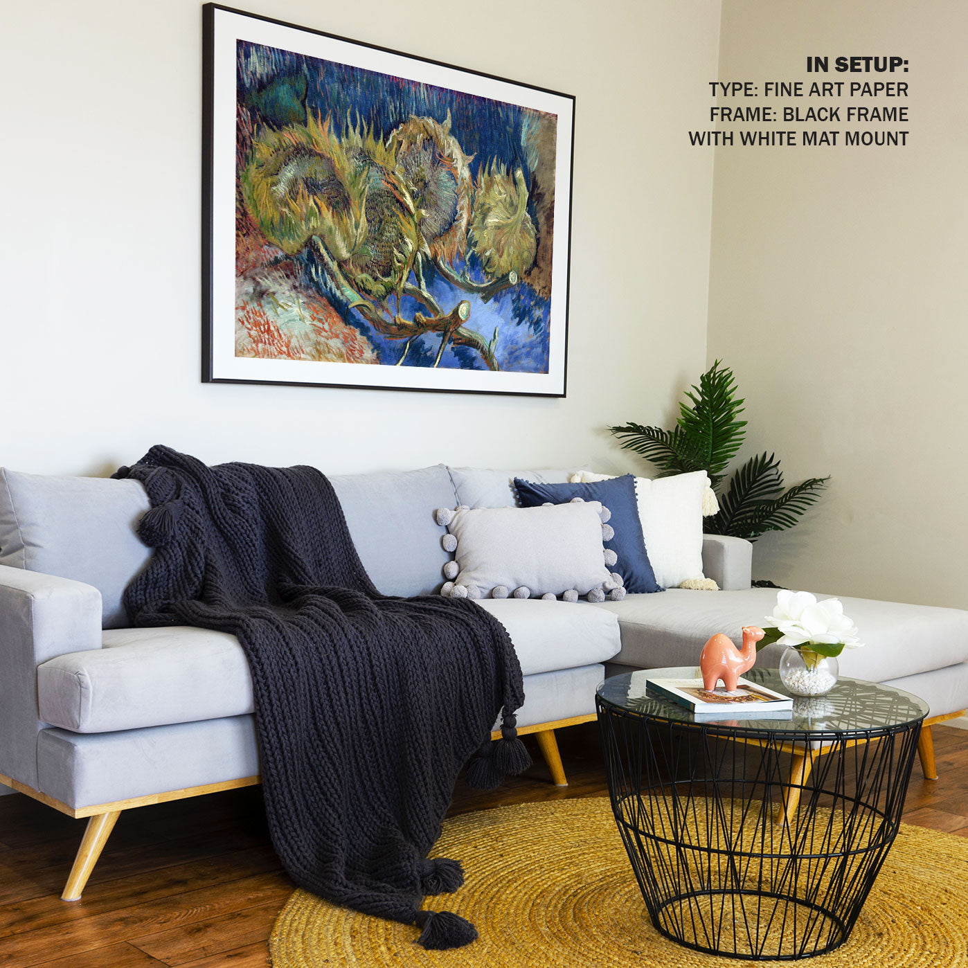 Four Withered Sunflowers, Van Gogh Painting