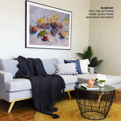 Grapes Lemons Pears and Apples, Van Gogh Painting