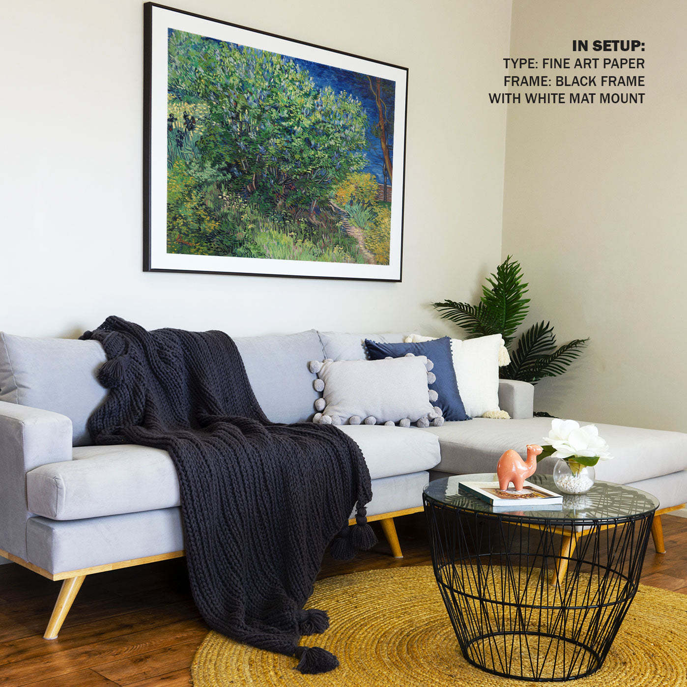 Lilac Bush Van Gogh, Van Gogh Painting