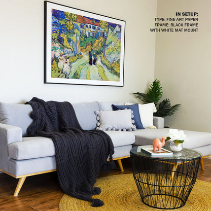 Stairway at Auvers, Van Gogh Painting