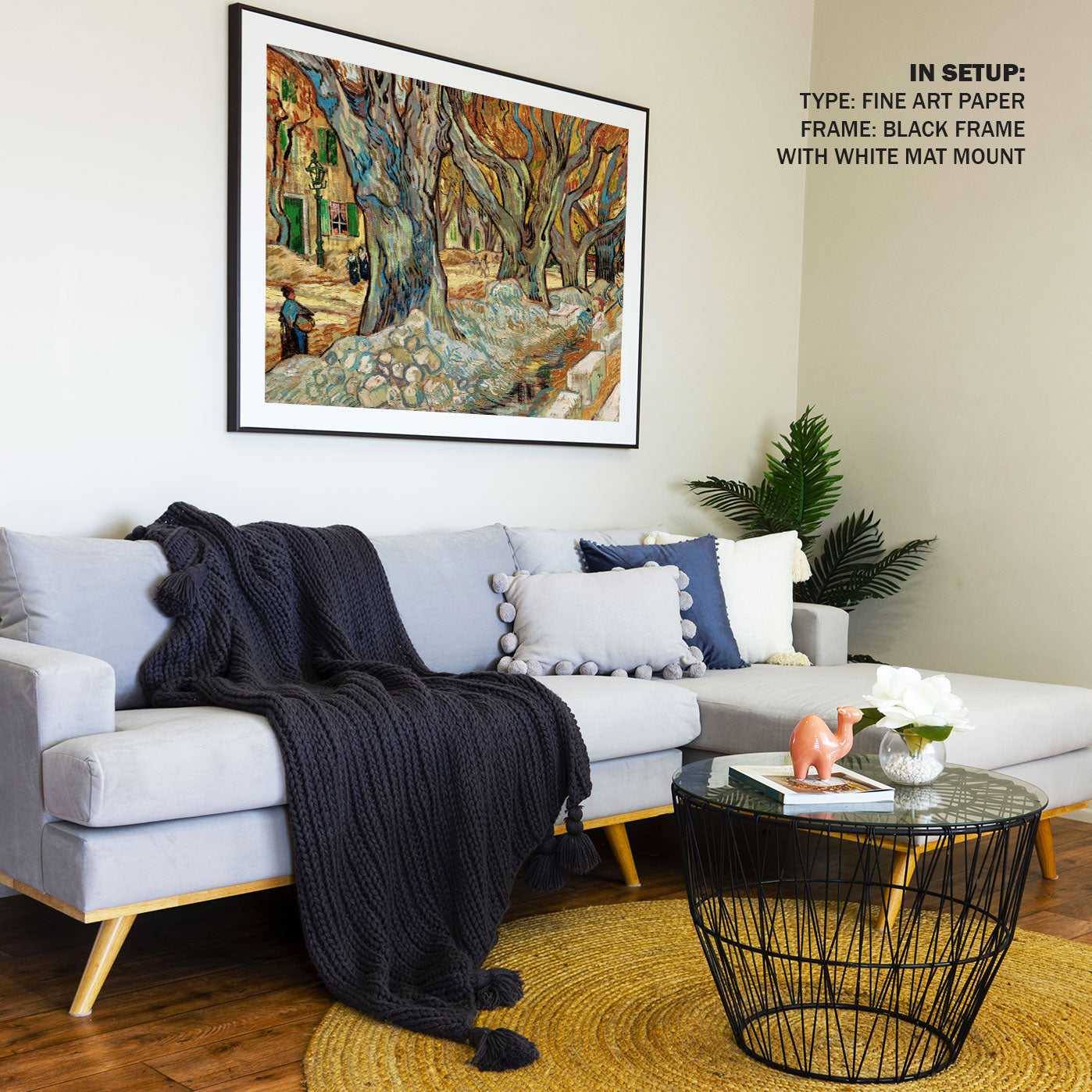 The Large Plane Trees, Van Gogh Painting