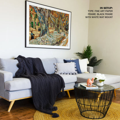 The Large Plane Trees, Van Gogh Painting