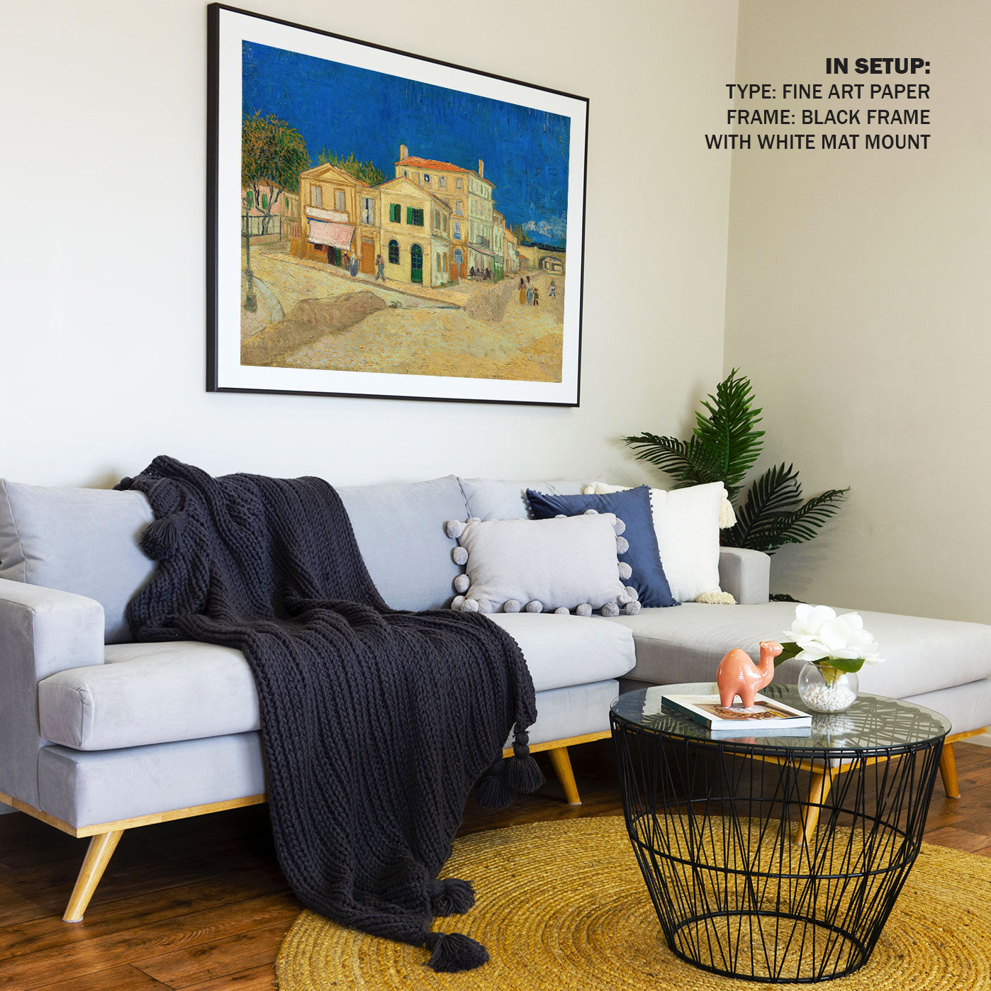 The yellow house, Van Gogh Painting