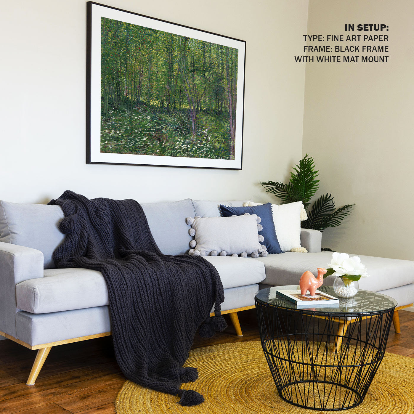 Trees and Undergrowth, Van Gogh Painting