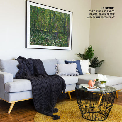 Trees and Undergrowth, Van Gogh Painting