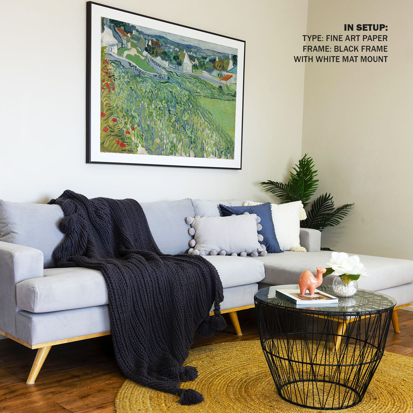 Vineyards, Van Gogh Painting
