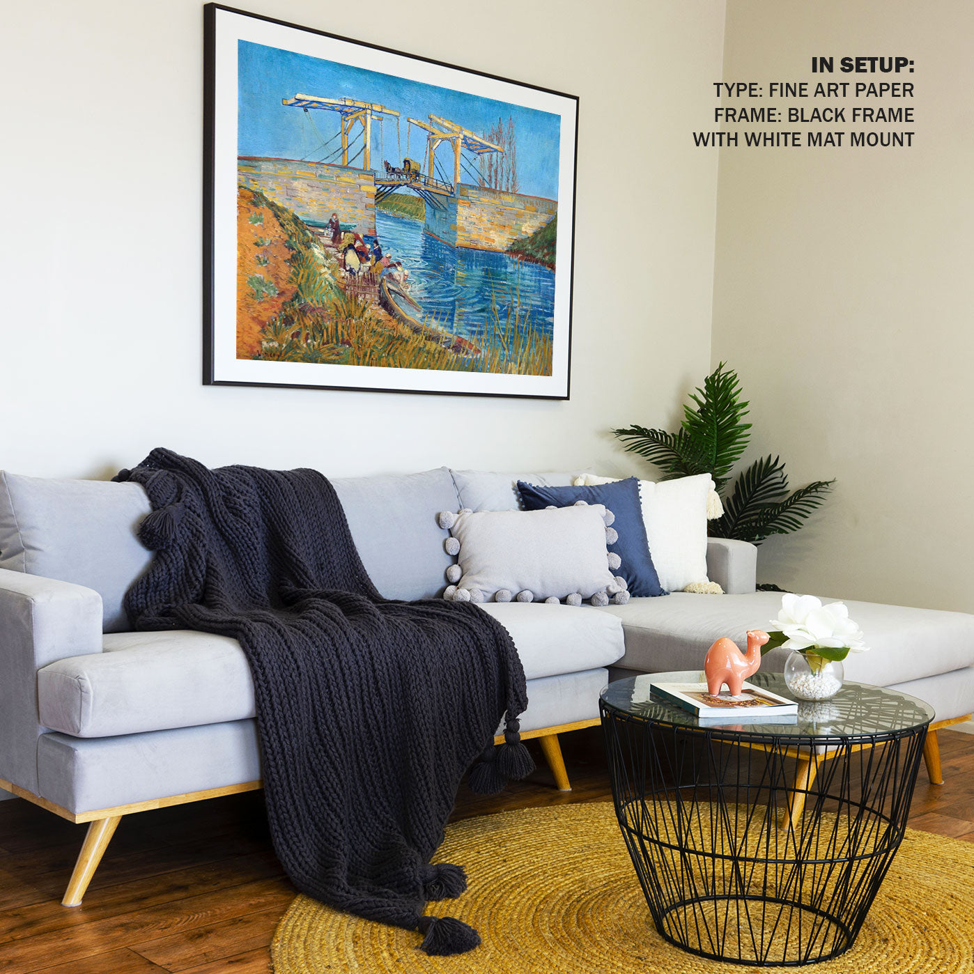 he Langlois Bridge at Arles, Van Gogh Painting