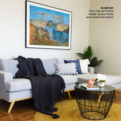 he Langlois Bridge at Arles, Van Gogh Painting