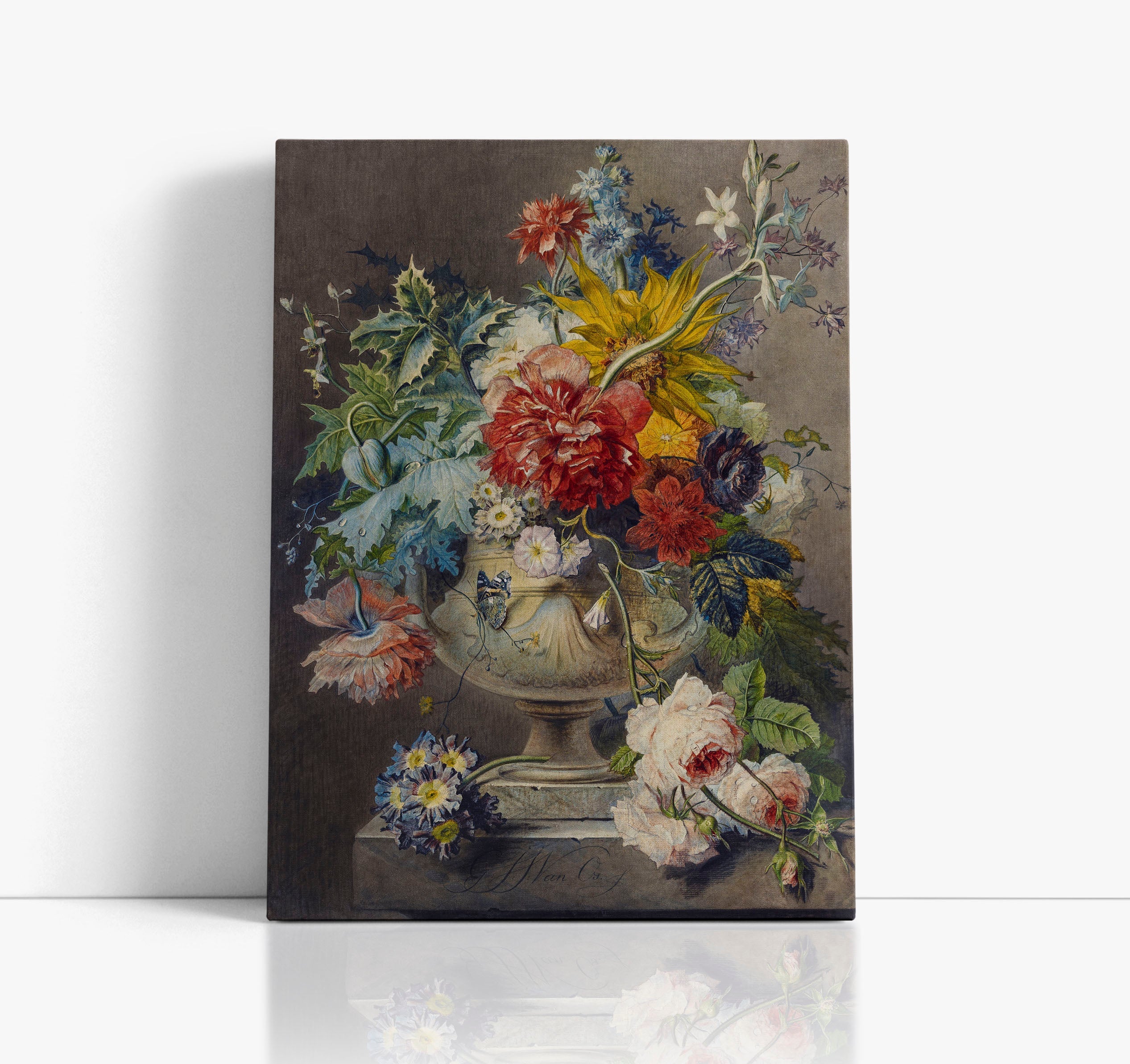 Bouquet of Flowers in a Vase (1802) Wall Art Print