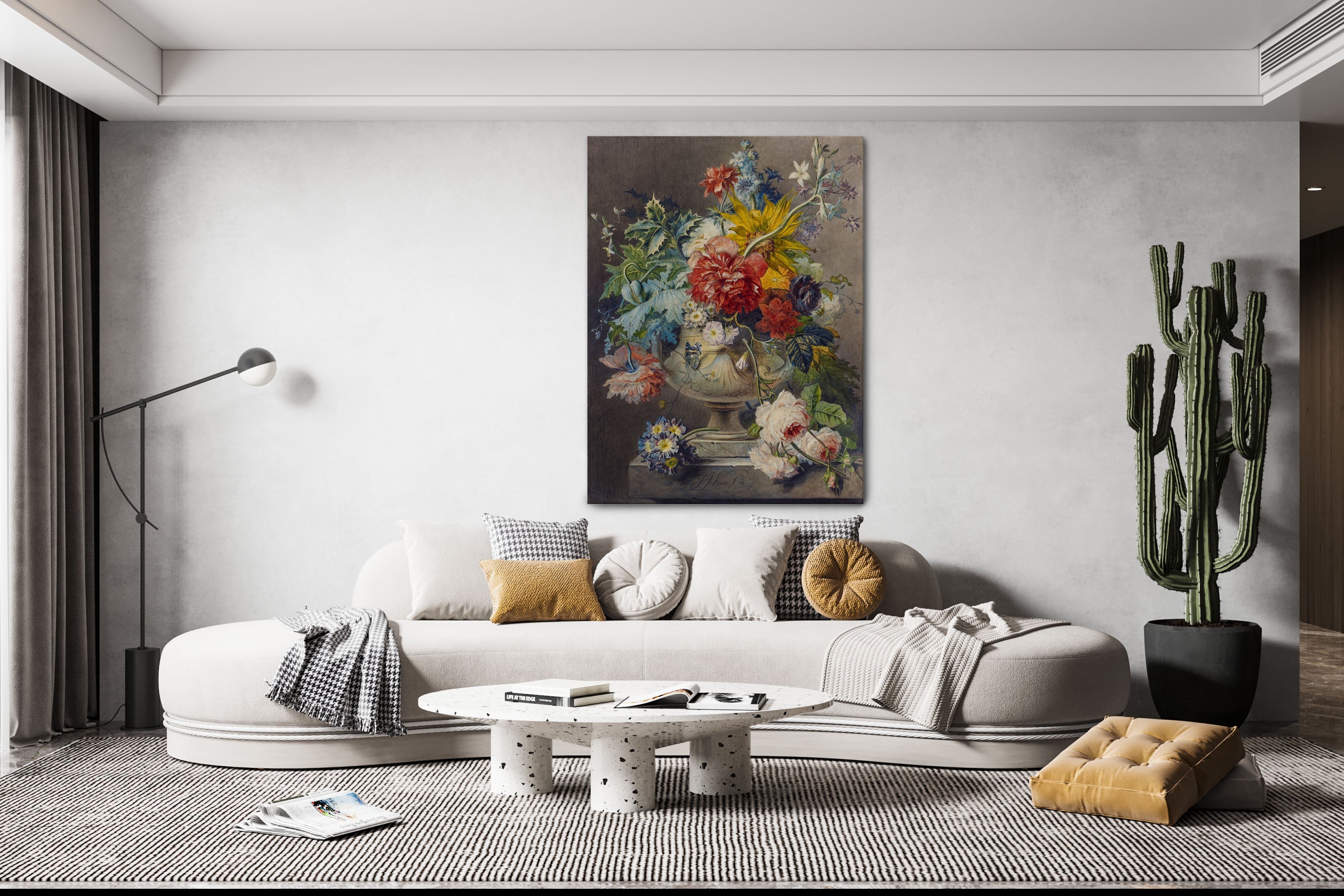 Bouquet of Flowers in a Vase (1802) Wall Art Print