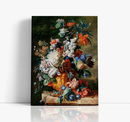 Bouquet of Flowers in an Urn (1724) Wall Art Print