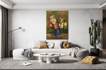Bouquet of Roses (1882) by Pierre-Auguste Renoir Wall Art Print