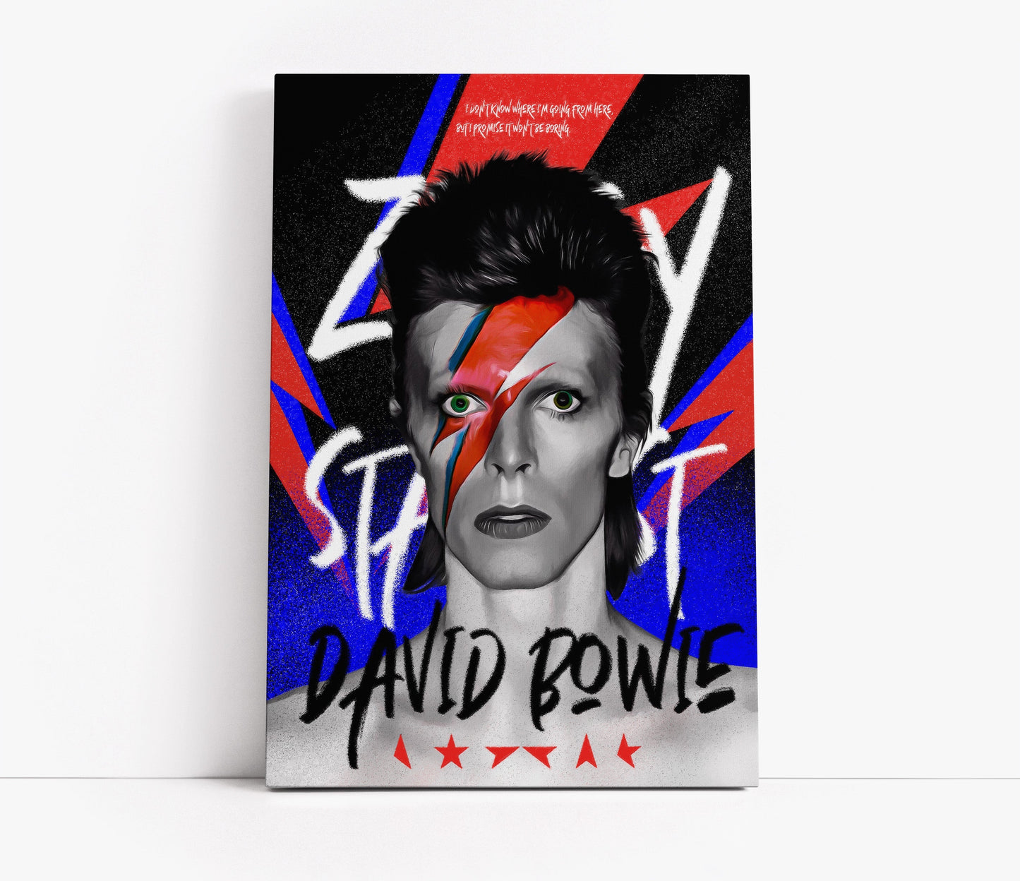 David Bowie Pop Art // Wall Art Print